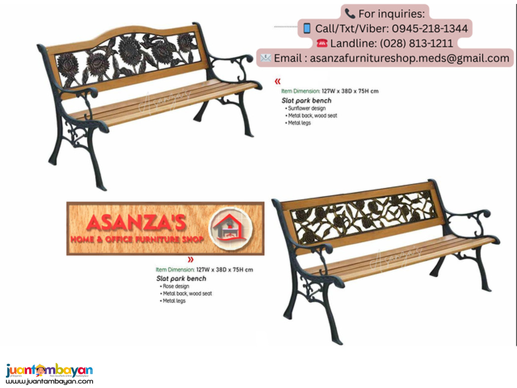 PARK BENCH CHAIR 