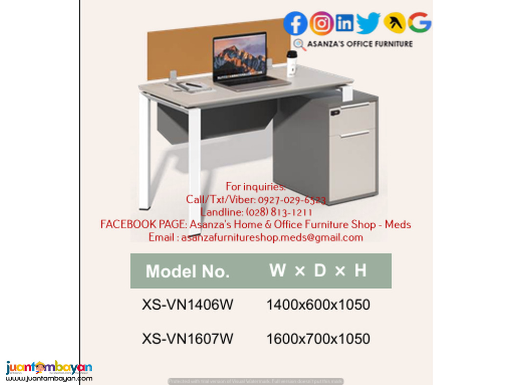 NEW PRODUCTS/WORKSTATION WITH SCREEN PANEL 