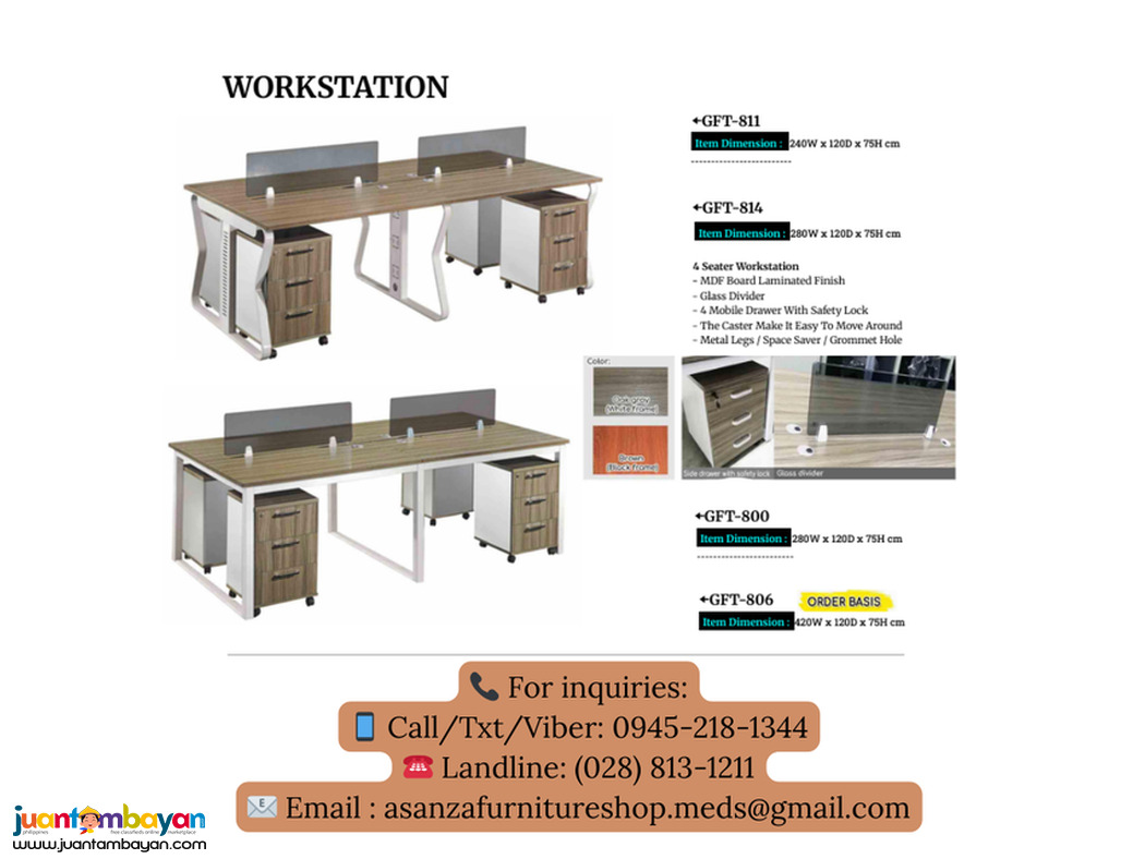 OFFICE DESK | WORKSTATION 