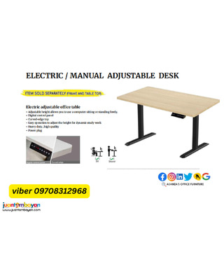 MANUAL / ADJUSTABLE ELECTRIC DESK