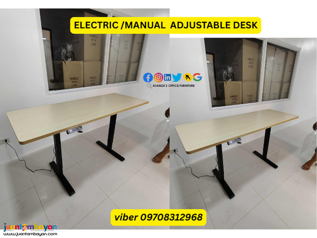 MANUAL / ADJUSTABLE ELECTRIC DESK