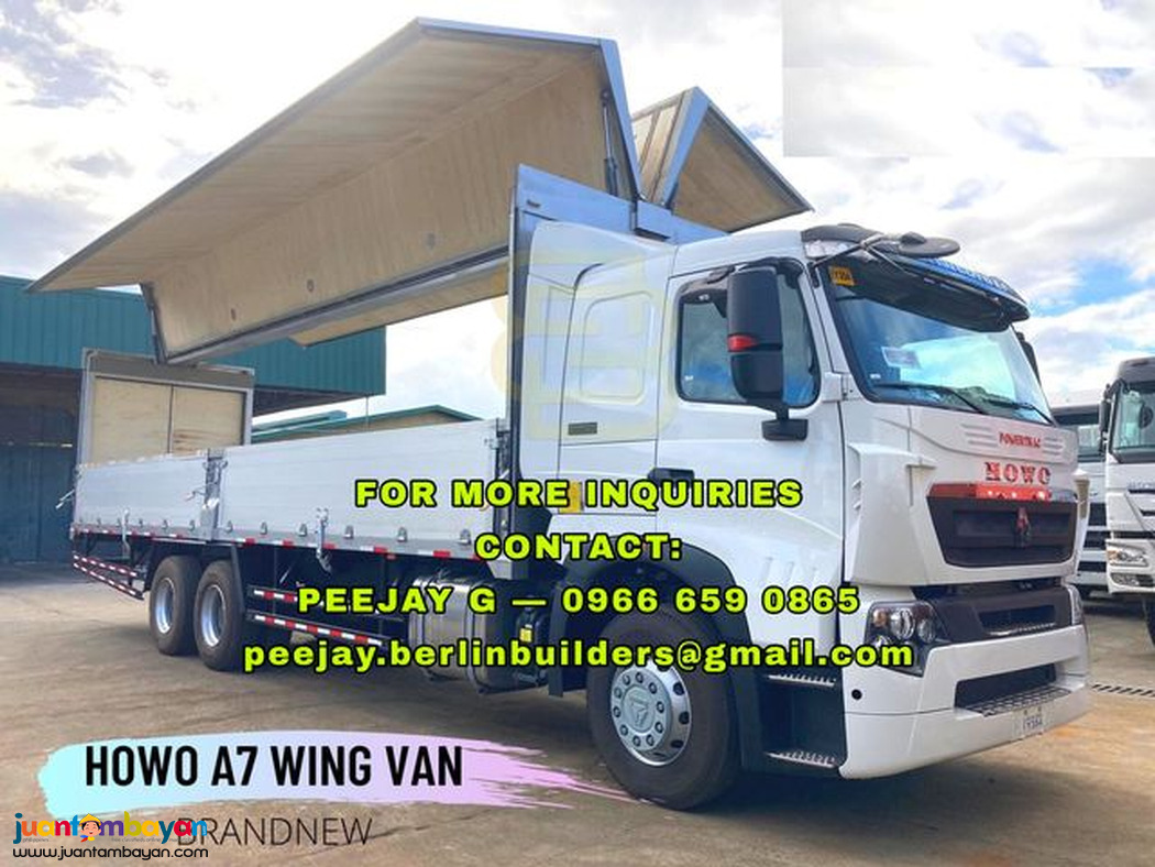 10-WHEELER HOWO A7 WINGVAN sinotruk
