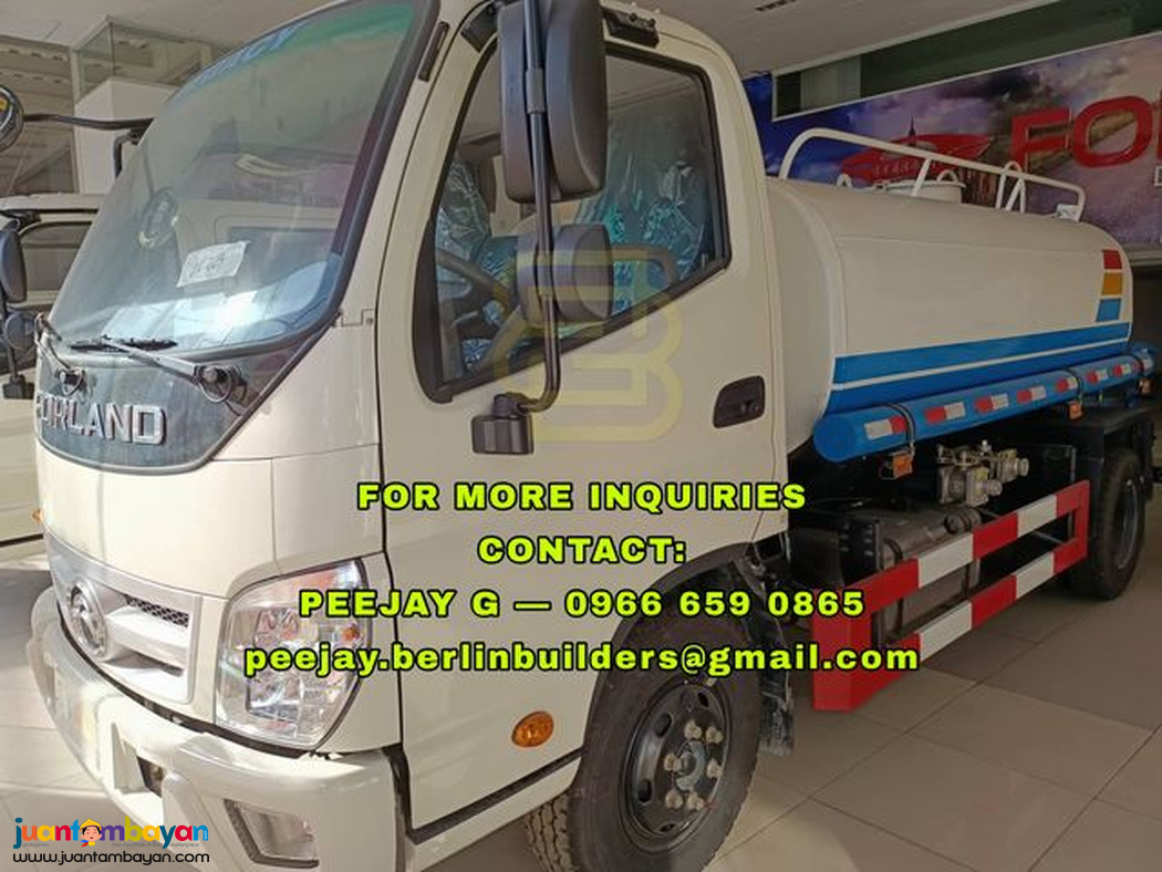 6-WHEELER FORLAND 10KL WATER TRUCK CUMMINS ENGINE m3