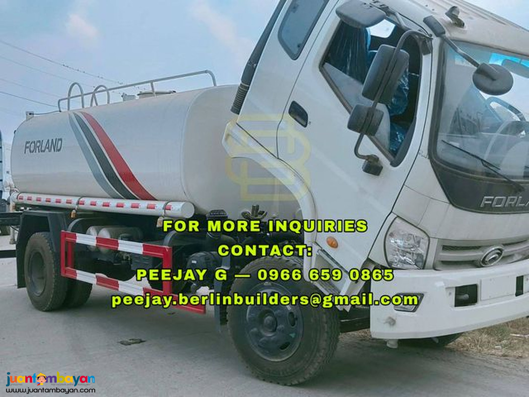 6-WHEELER FORLAND 10KL WATER TRUCK CUMMINS ENGINE m3