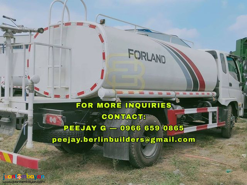 6-WHEELER FORLAND 10KL WATER TRUCK CUMMINS ENGINE m3
