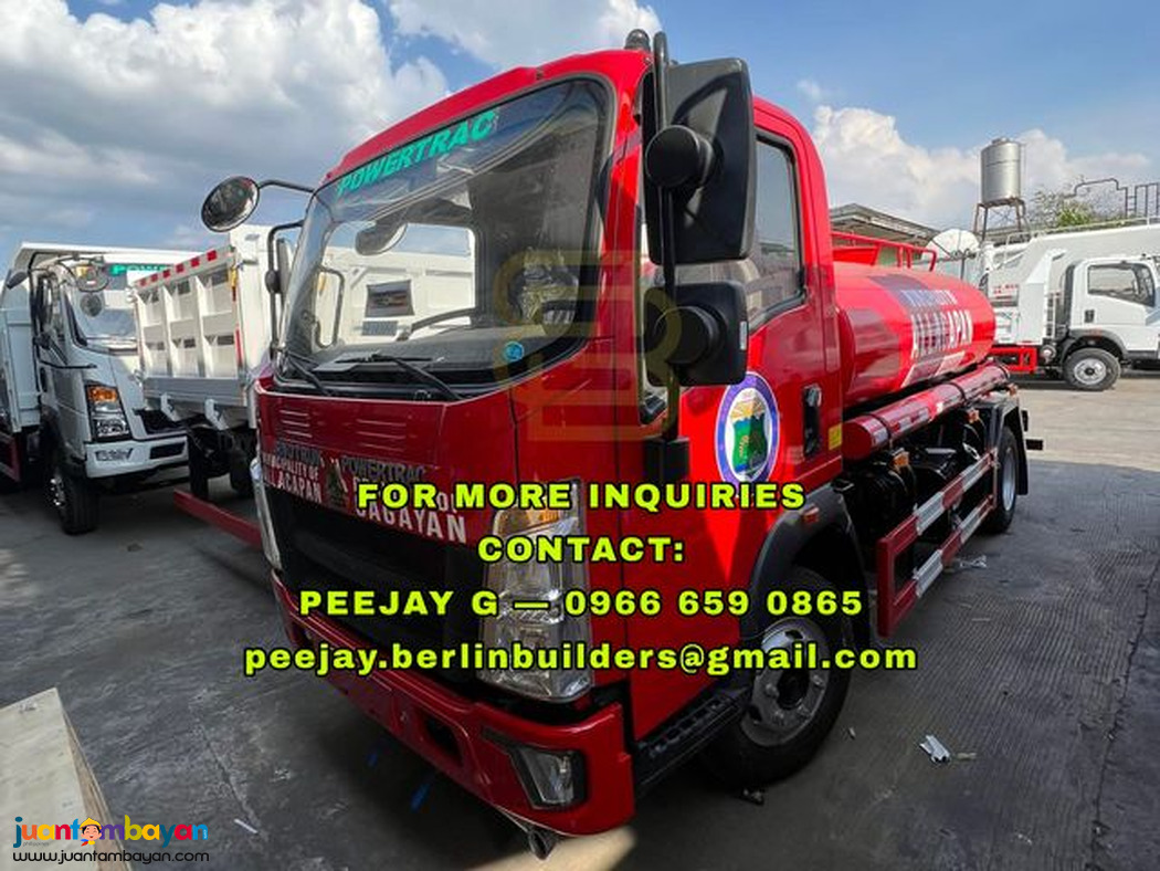 6-WHEELER HOMAN H3 WATER TRUCK (4KL, 6KL, 8KL) sinotruk