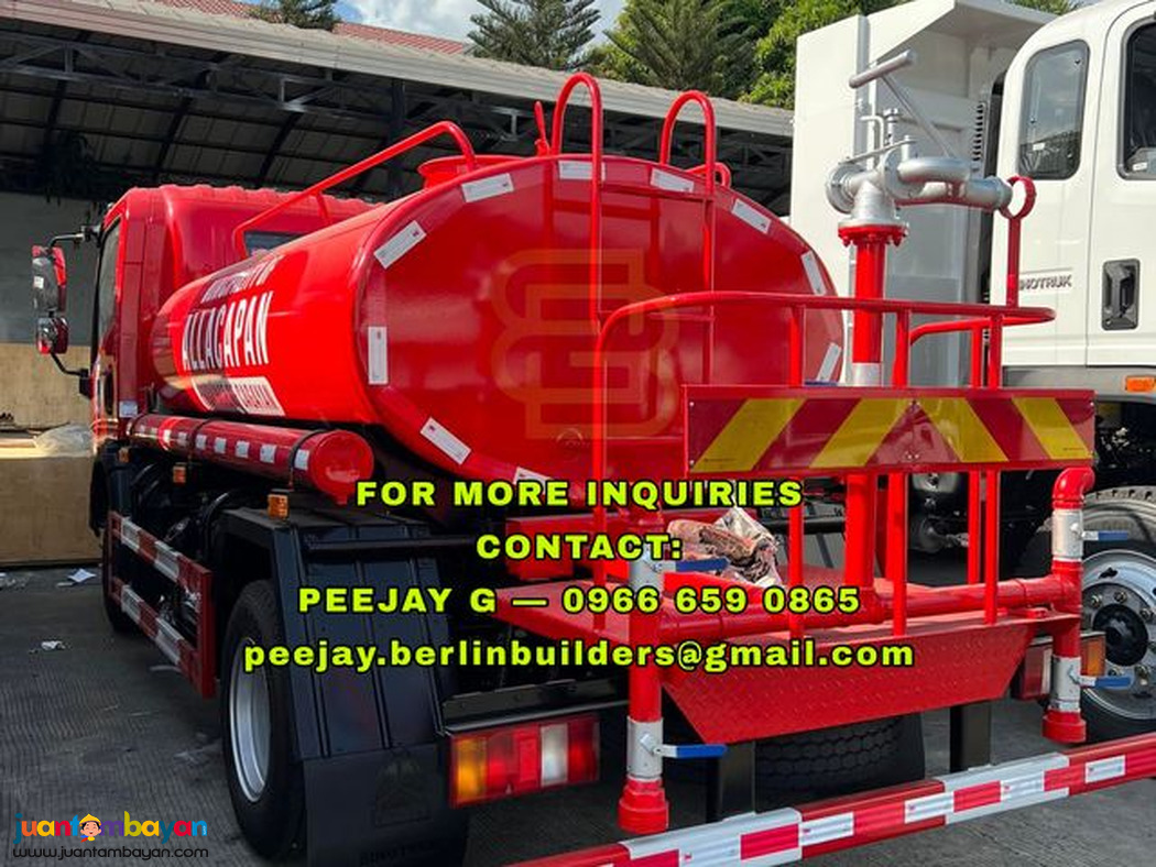 6-WHEELER HOMAN H3 WATER TRUCK (4KL, 6KL, 8KL) sinotruk