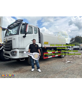 6-WHEELER HOMAN H5 WATER TRUCK (10KL, 15KL) sinotruk