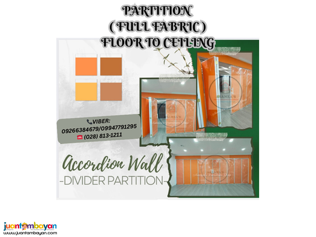 ACCORDION WALL DIVIDER PARTITION