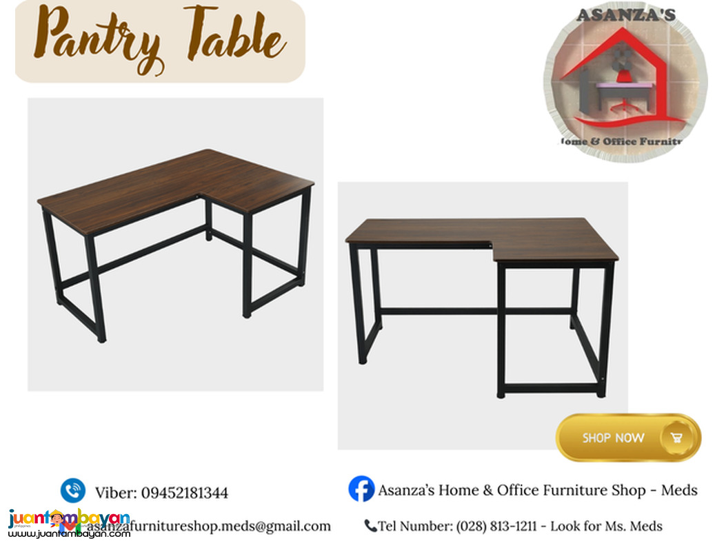 CUSTOMIZED SIZE PANTRY TABLE 