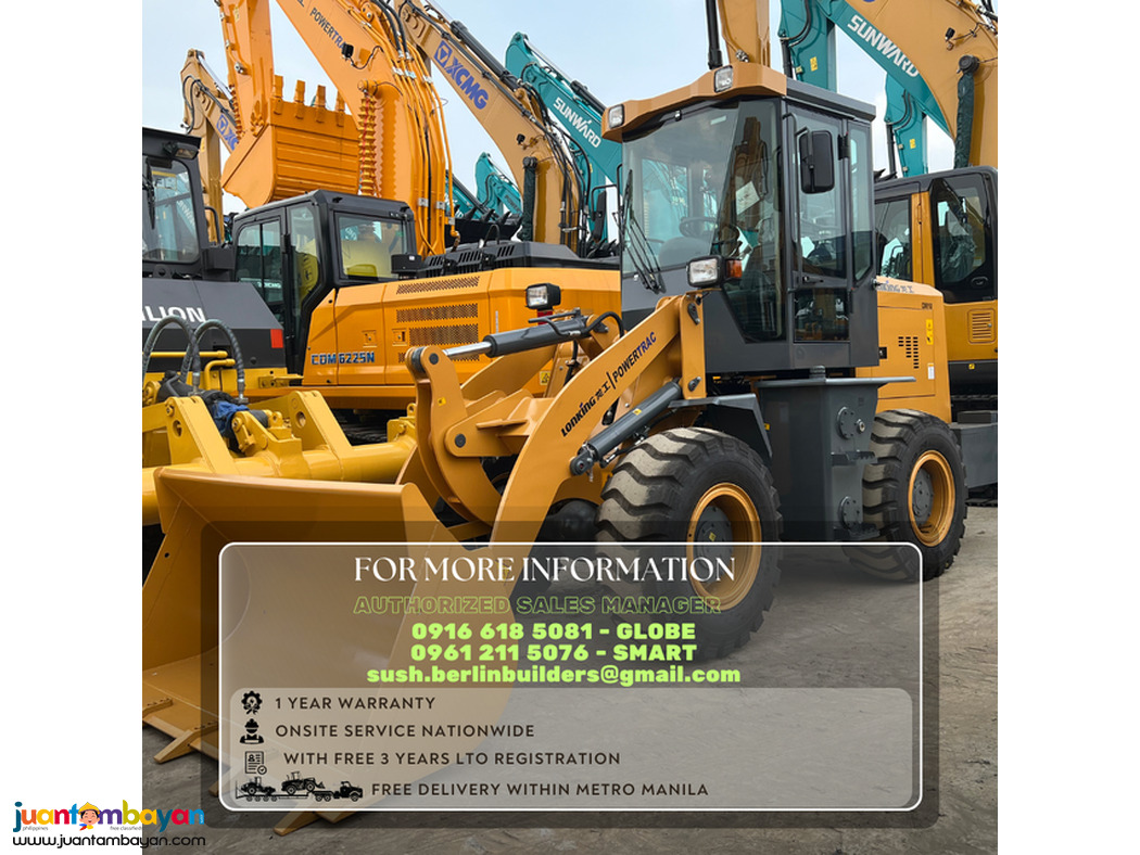 Lonking Cdm816d wheel Loader 1.0cbm brand new 