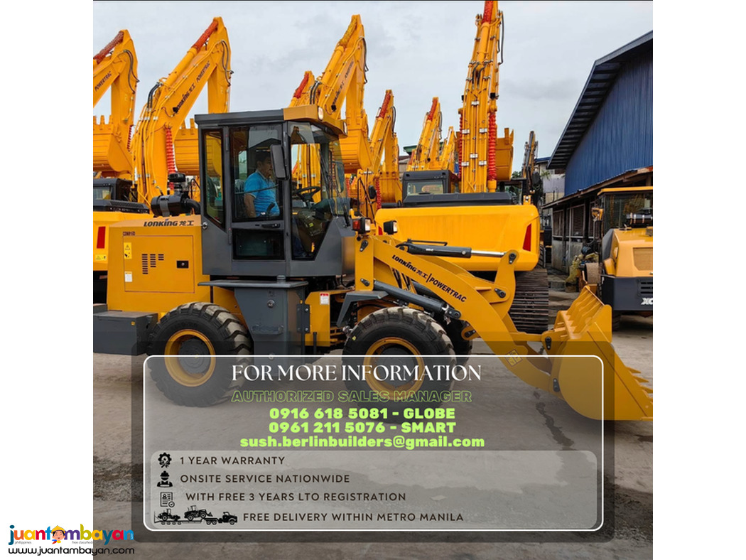 Lonking Cdm816d wheel Loader 1.0cbm brand new 