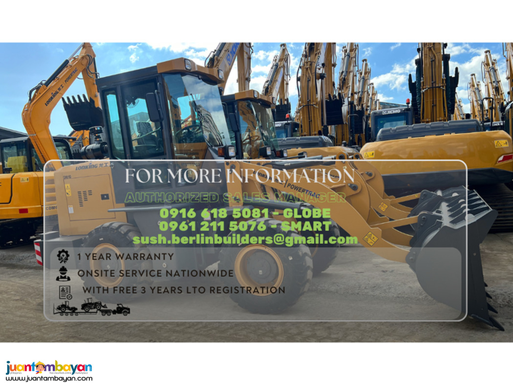 Lonking Cdm816d wheel Loader 1.0cbm brand new 