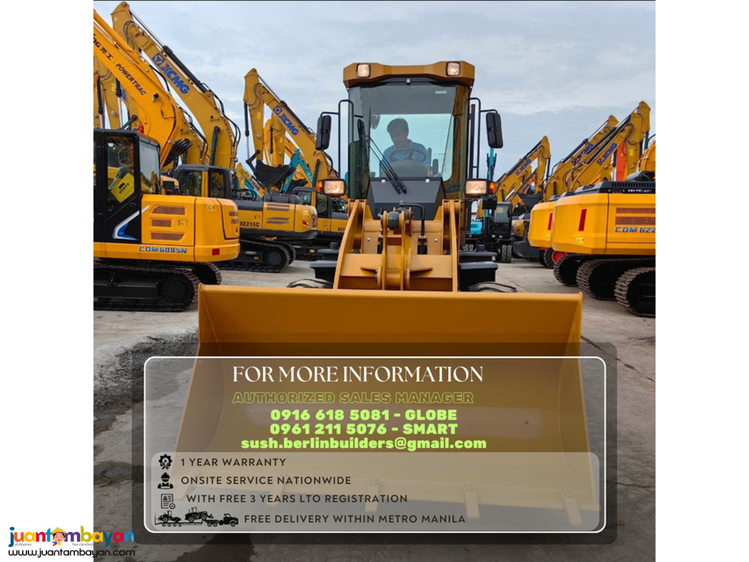 Lonking Cdm816d wheel Loader 1.0cbm brand new 