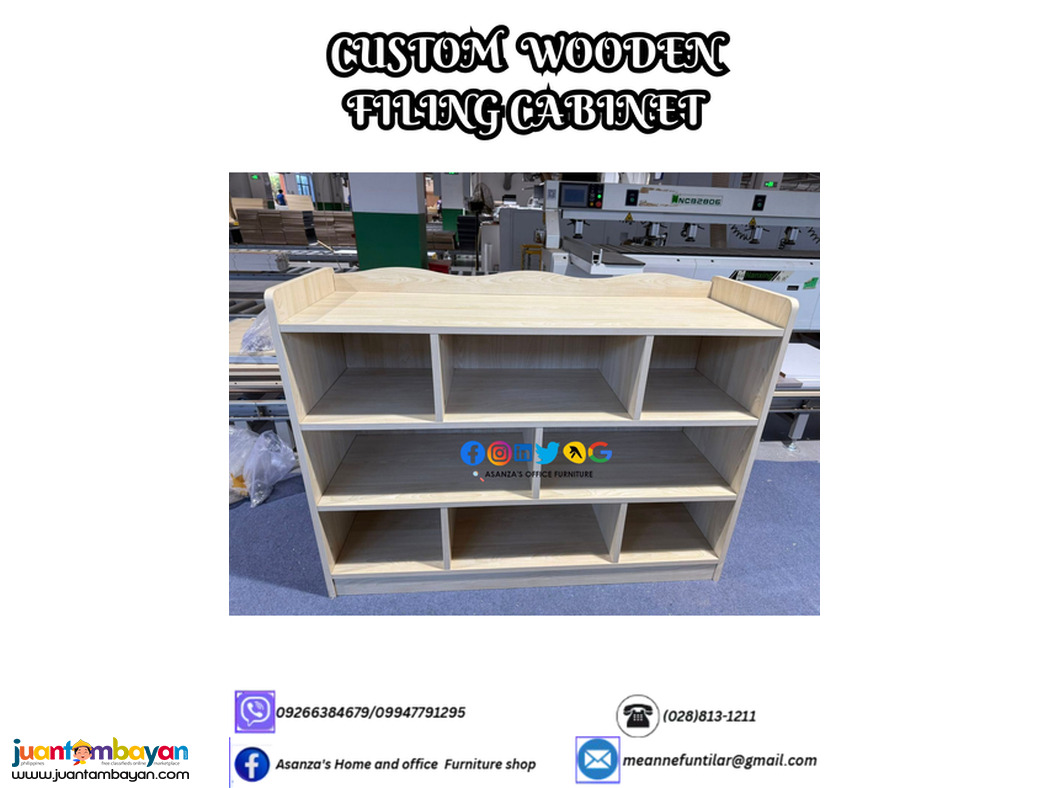 CUSTOMIZE WOODEN FILING CABINET