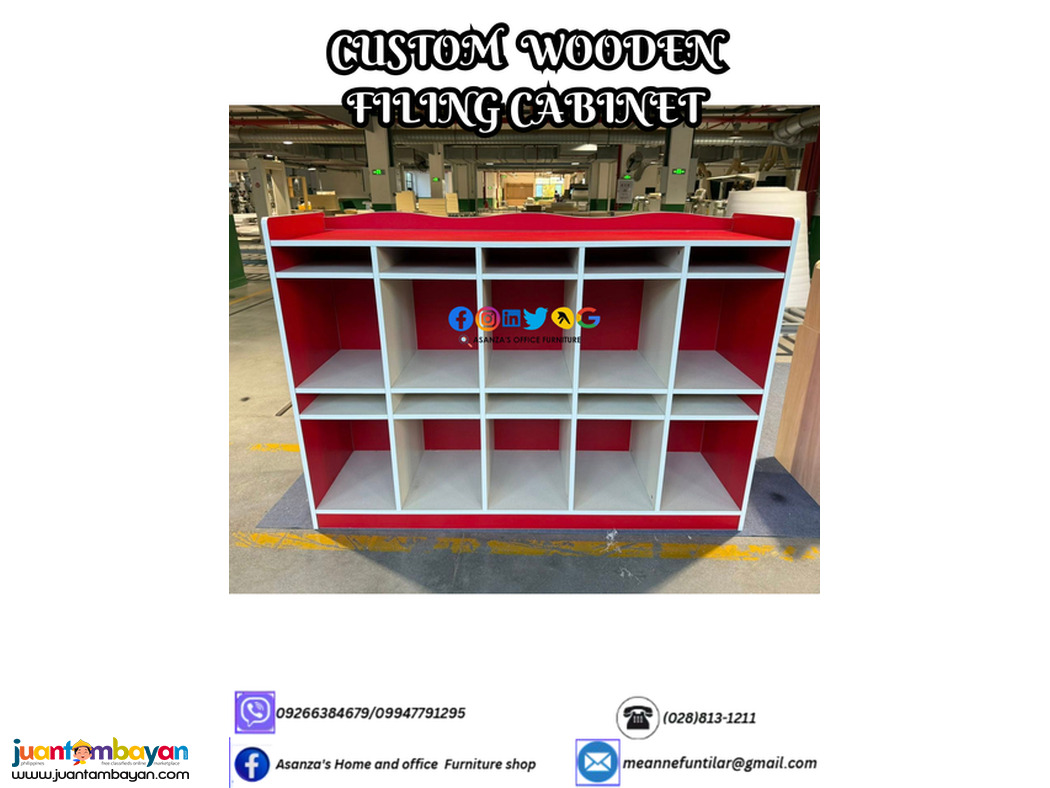 CUSTOMIZE WOODEN FILING CABINET