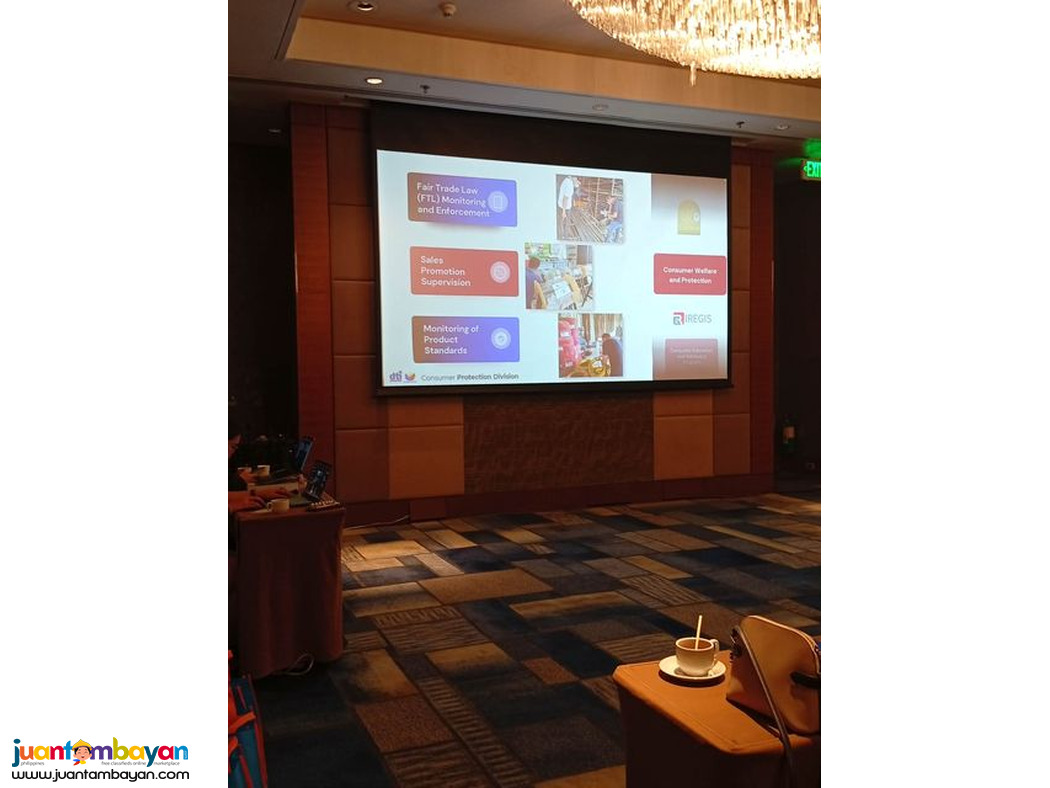 Cinema Quality Display LCD, LASER Projector for Rental