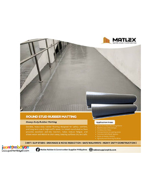 ROUND STUD RUBBER MATTING