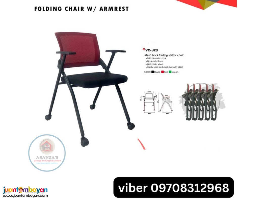 folding chair with / without armrest
