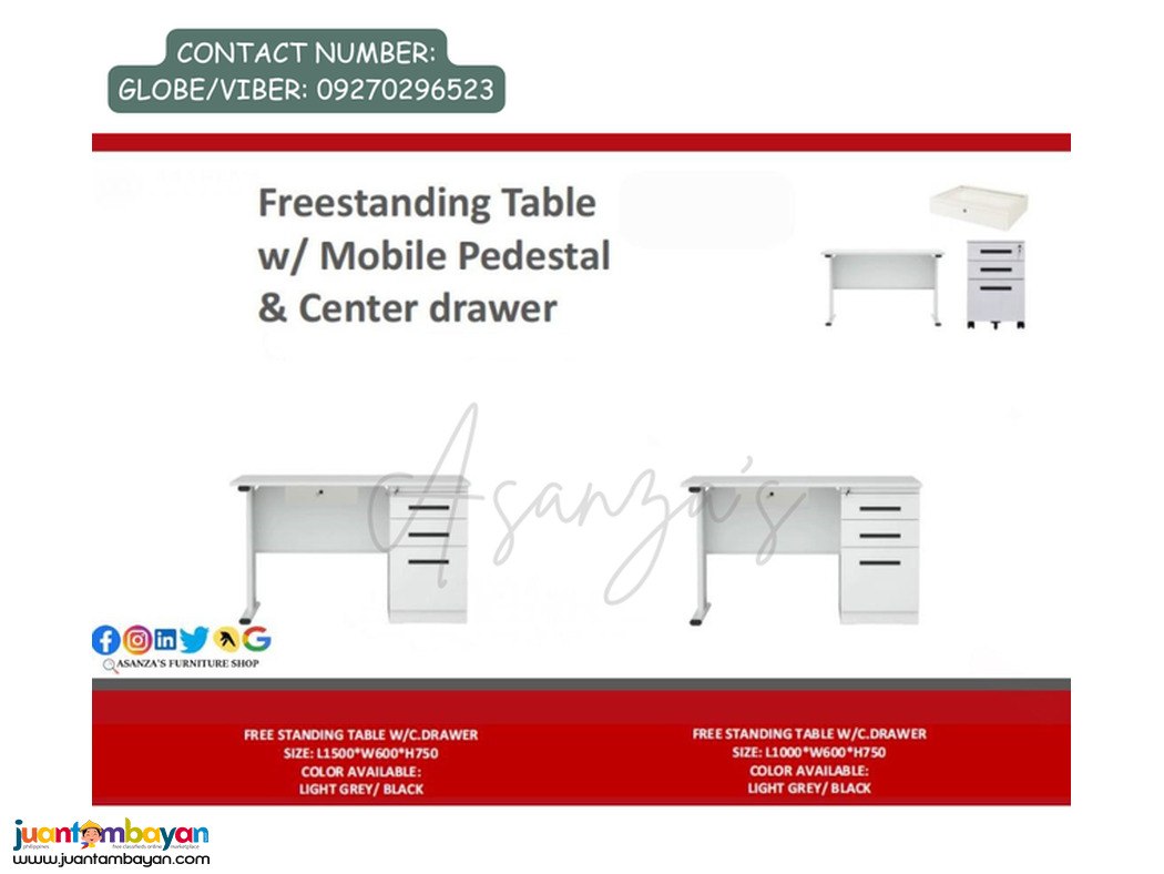 OFFICE TABLE | FREESTANDING OFFICE TABLE | 