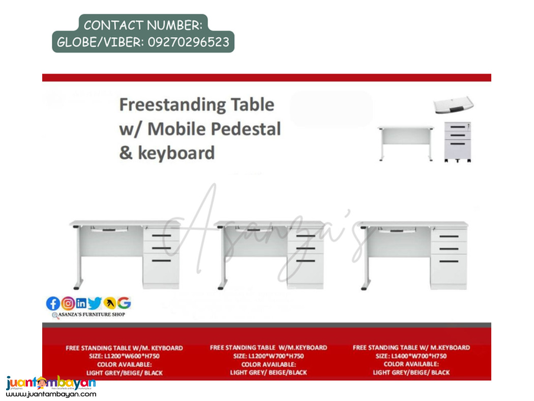 OFFICE TABLE | FREESTANDING OFFICE TABLE | 
