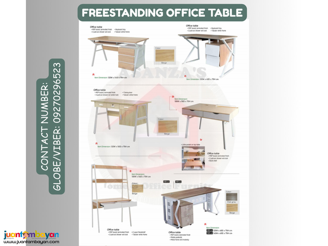 OFFICE TABLE | FREESTANDING OFFICE TABLE | 