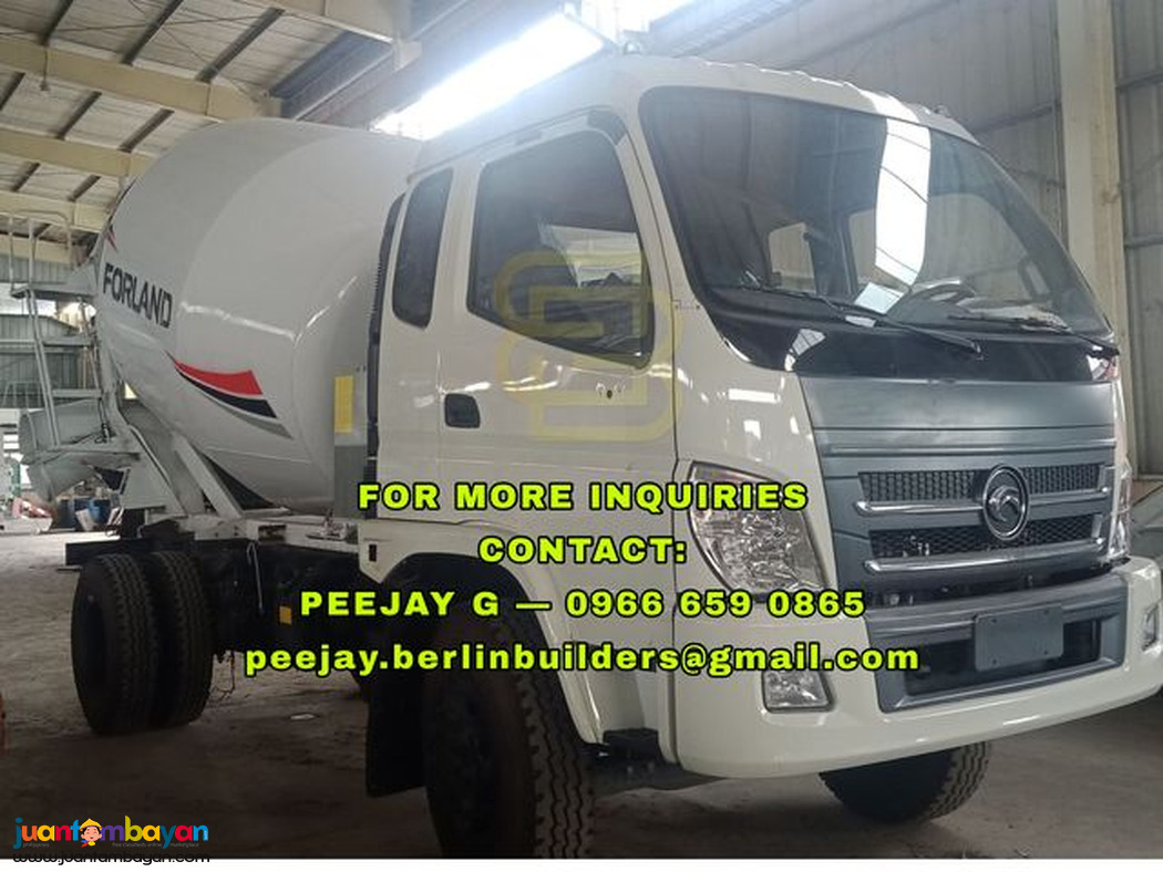 6-WHEELER FORLAND TRANSIT MIXER m3
