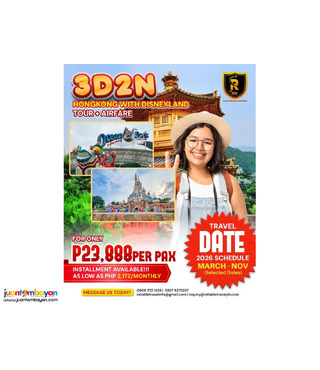 3days 2nights hongkong tour package