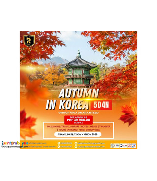 5days 4nights korea full package