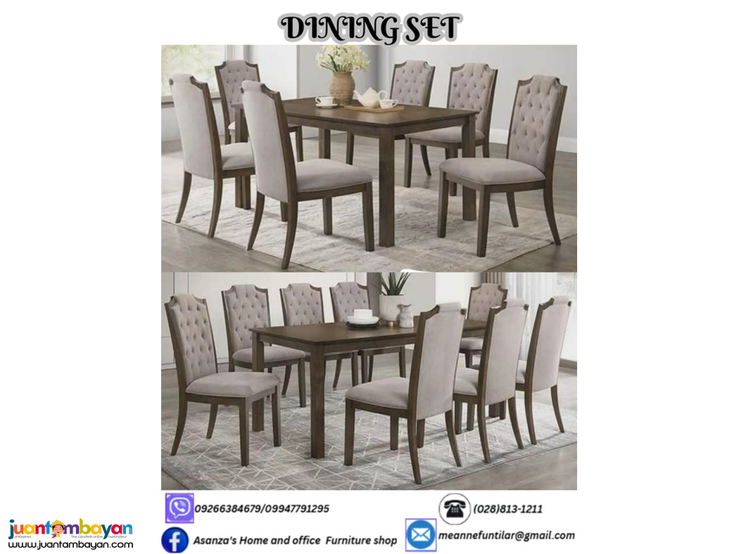 DINING TABLE AND CHAIRS