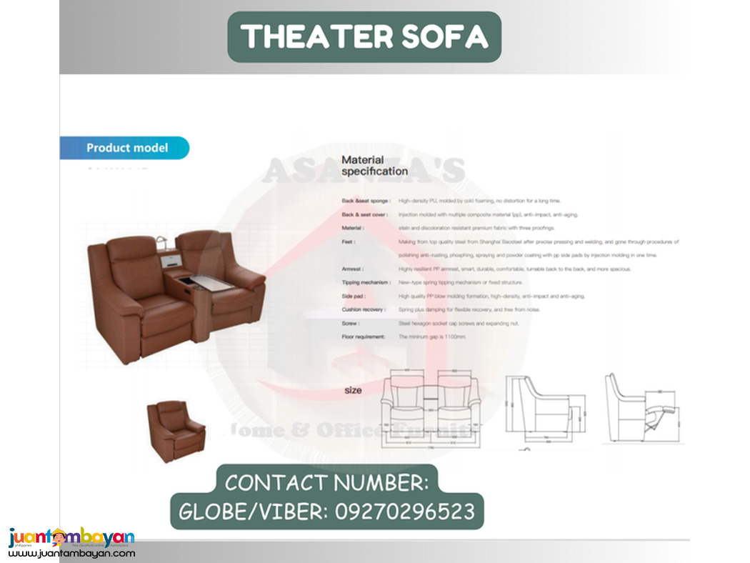 THEATER SOFA | HOME & OFFICE FURNITURE SHOP 