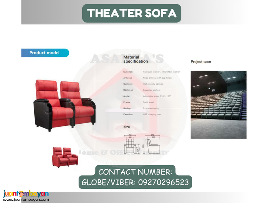 THEATER SOFA | HOME & OFFICE FURNITURE SHOP 