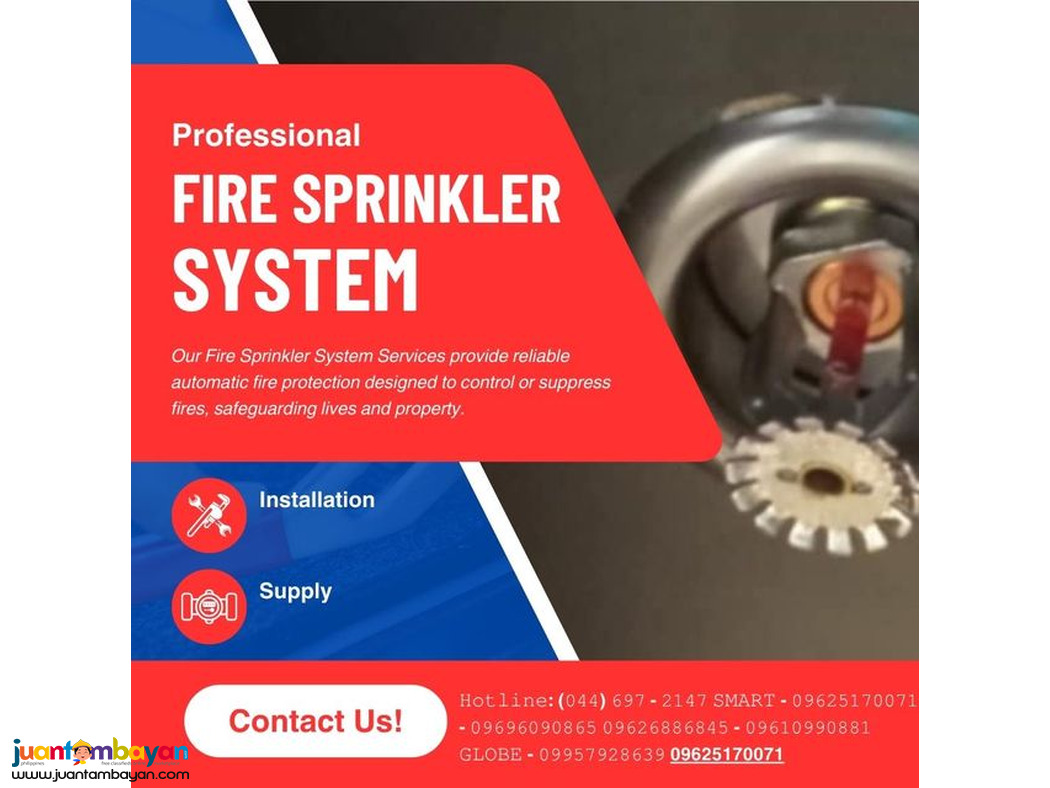 FIRE SPRINKLER FOR PROTECTION