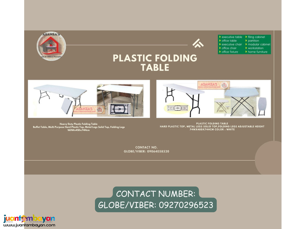 FOLDING CHAIR & TABLE | HOME & OFFICE FURNITURE SHOP  