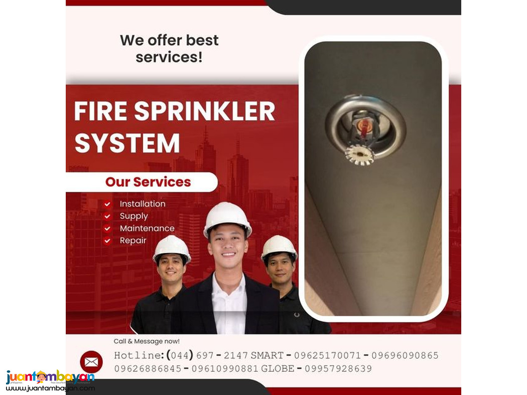 Fire Sprinkler System We Supply and Installation