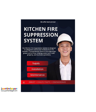 Kitchen Fire Suppression System We Supply and Installation