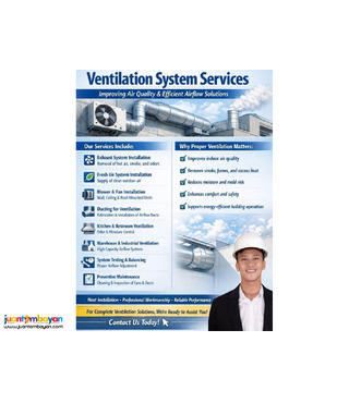 Ventilation System We Supply and Installation++
