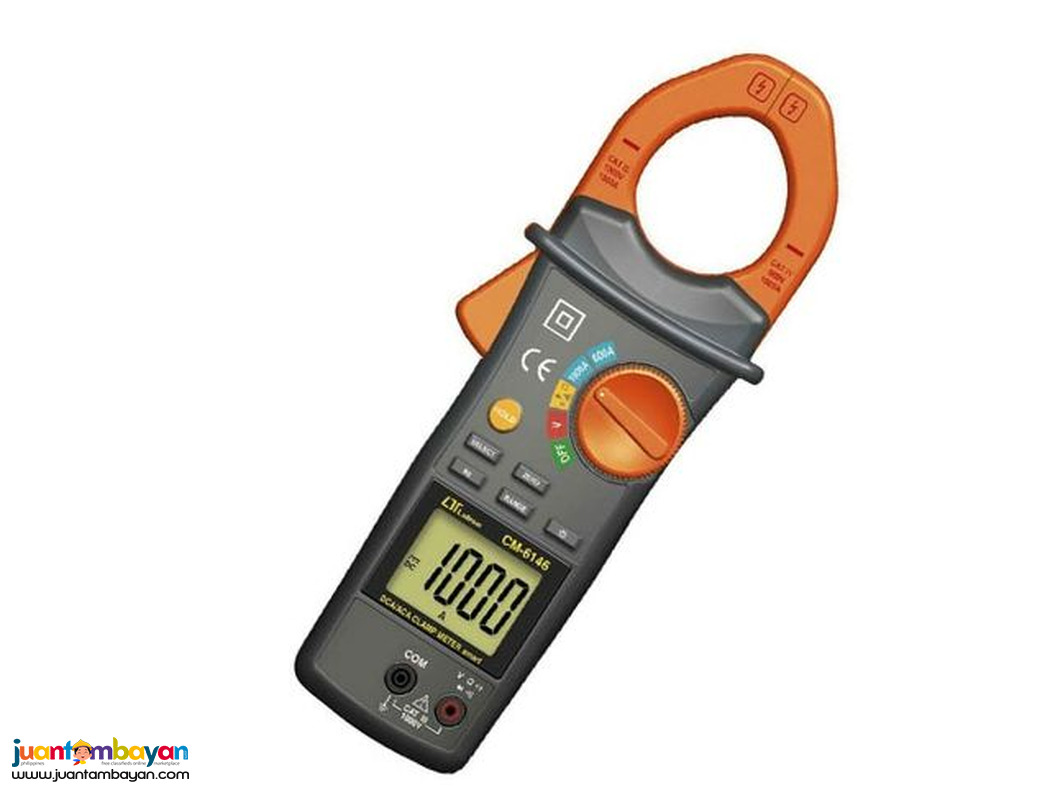 AC/DC Clamp Meter, Clamp Ammeter, 1000A/1000V Lutron CM-6146