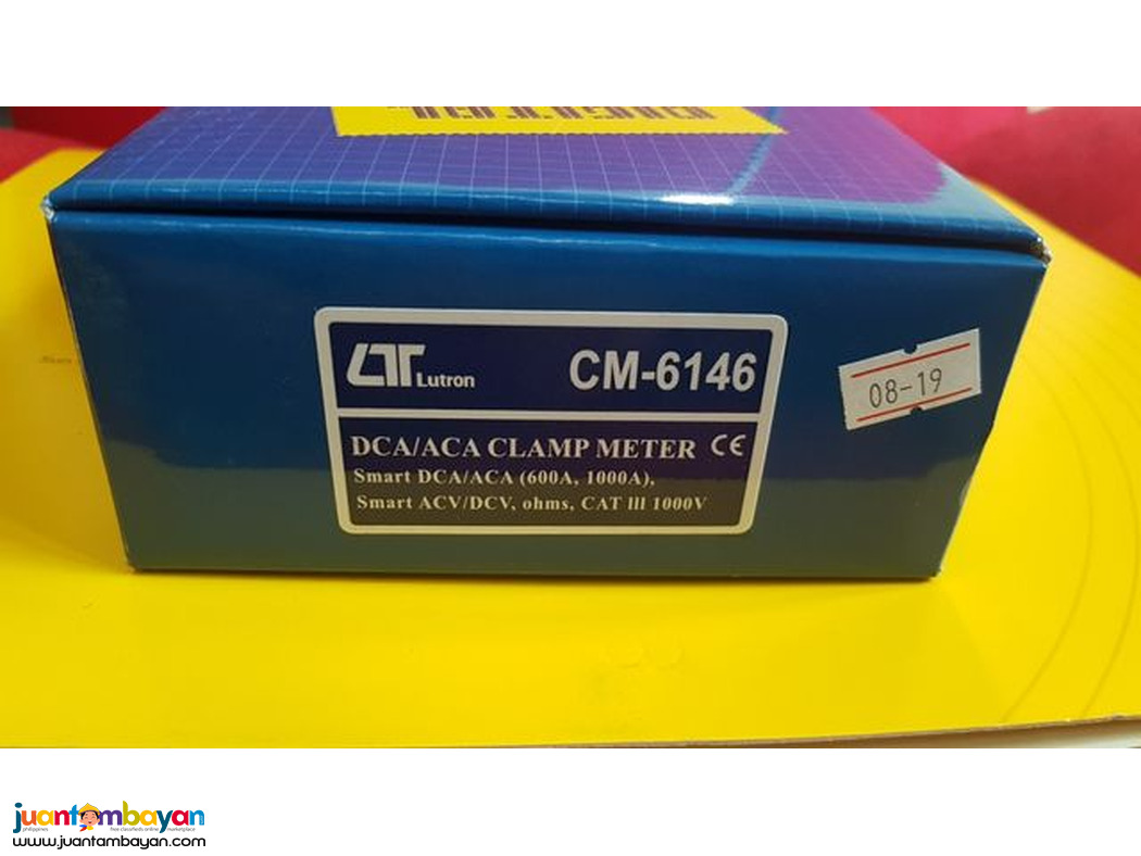 AC/DC Clamp Meter, Clamp Ammeter, 1000A/1000V Lutron CM-6146