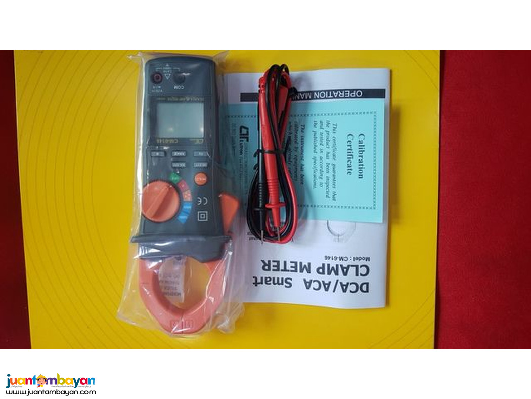 AC/DC Clamp Meter, Clamp Ammeter, 1000A/1000V Lutron CM-6146