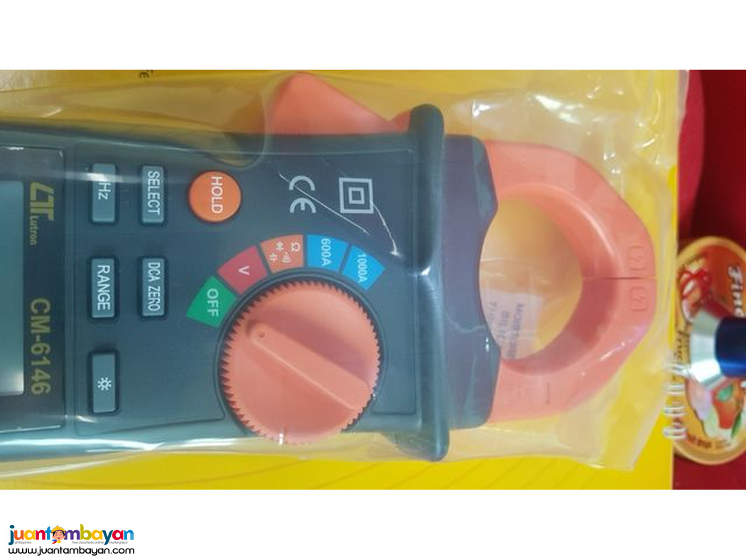 AC/DC Clamp Meter, Clamp Ammeter, 1000A/1000V Lutron CM-6146