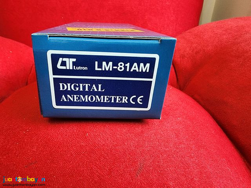 Anemometer, Pocket Anemometer, Air Velocity Meter, LM-81AM