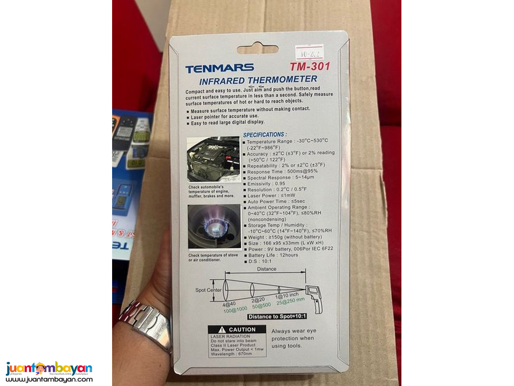 TENMARS TM-301 Infrared Thermometer