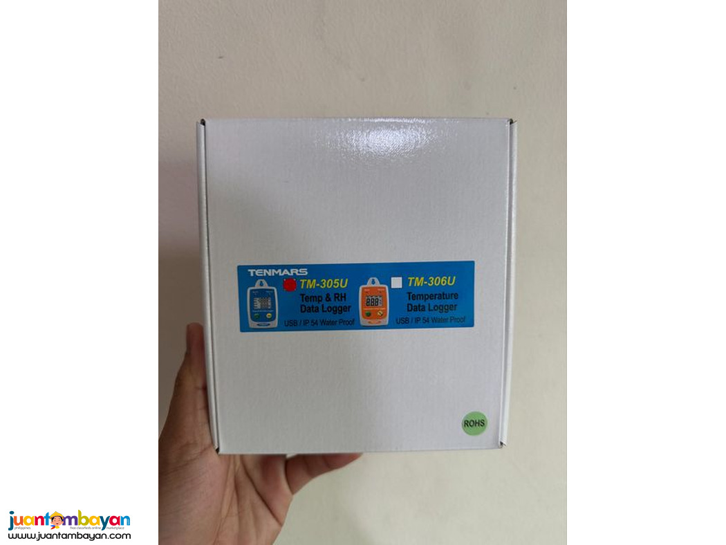 Tenmars TM-305U Temp & RH Data Logger