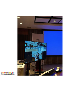 43'' LED TV Wide Display Brightness for Rental Events