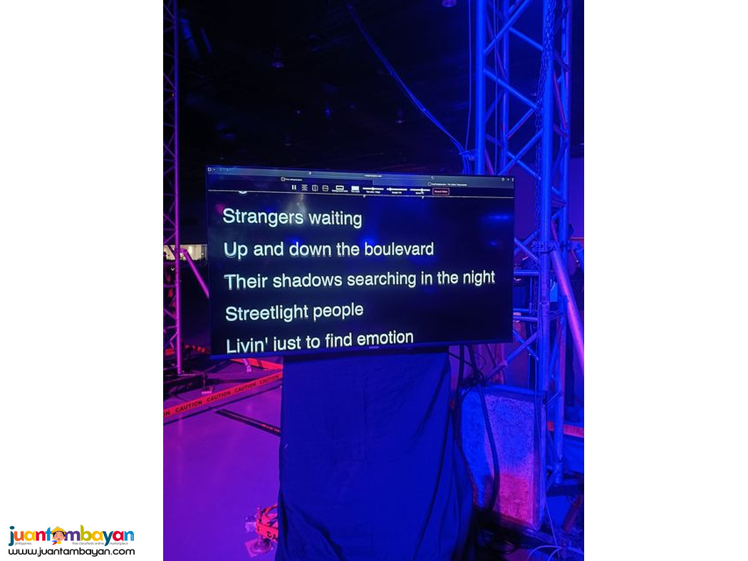 43'' LED TV Wide Display Brightness for Rental Events