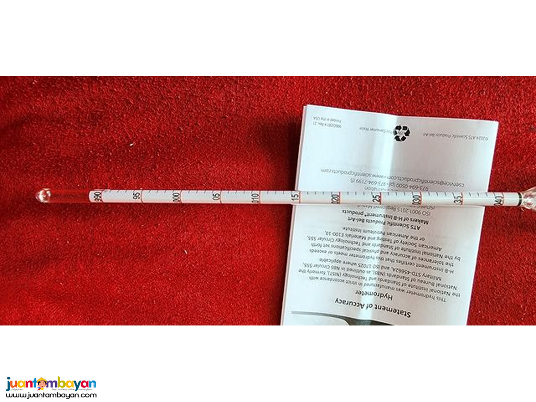 Draft Survey Hydrometer, Seawater Hydrometer, Density Hydrometer