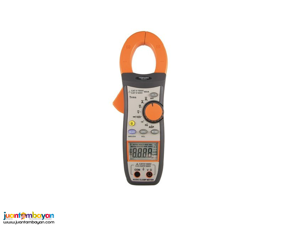 True RMS Clamp Meter, AC/DC Clamp Meter, TM-2013