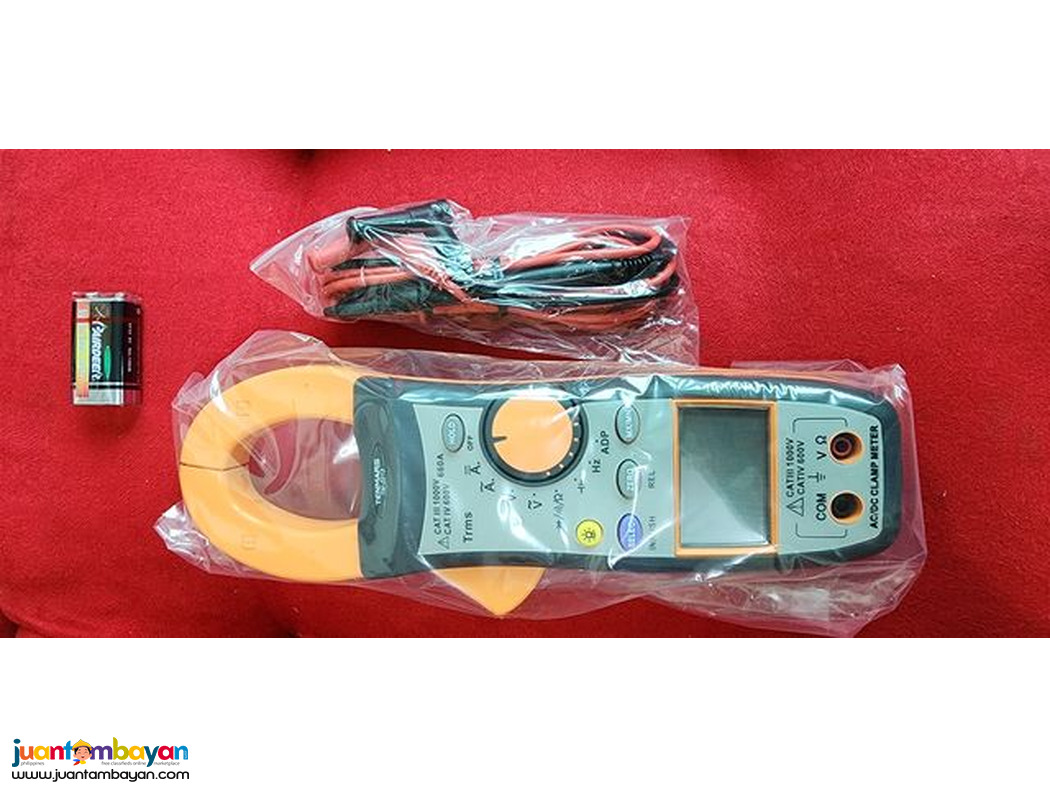 True RMS Clamp Meter, AC/DC Clamp Meter, TM-2013