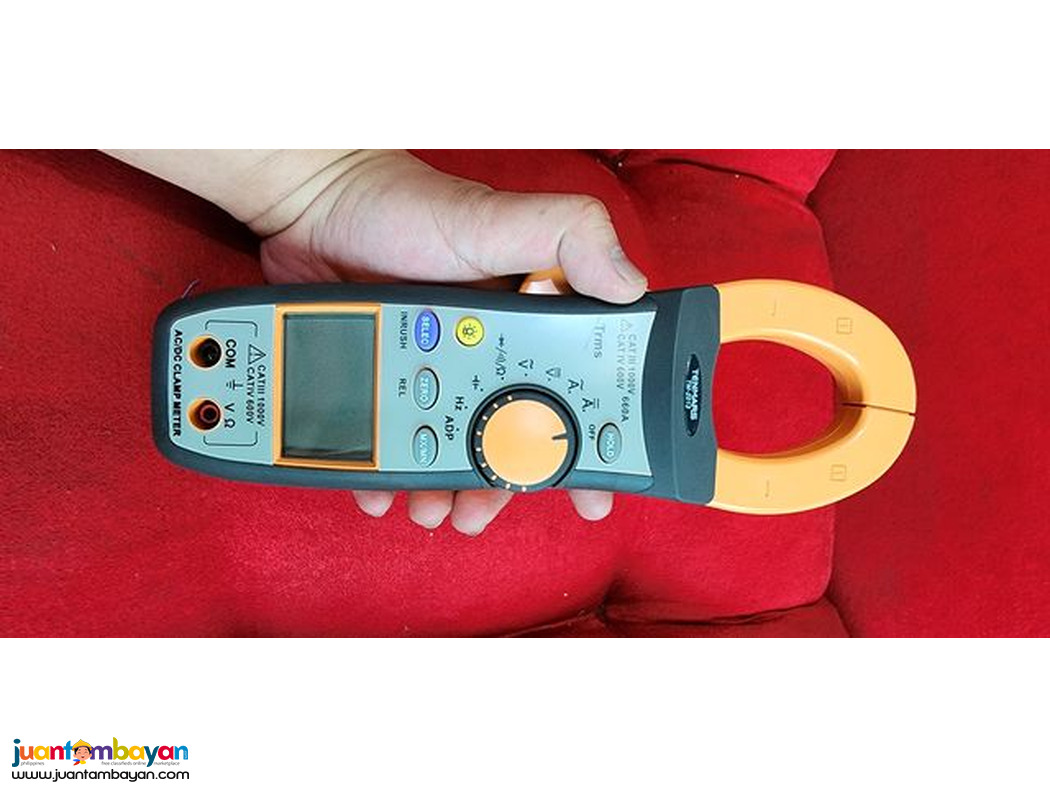 True RMS Clamp Meter, AC/DC Clamp Meter, TM-2013